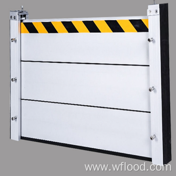 Aluminum flood barrier gate door water prevention home